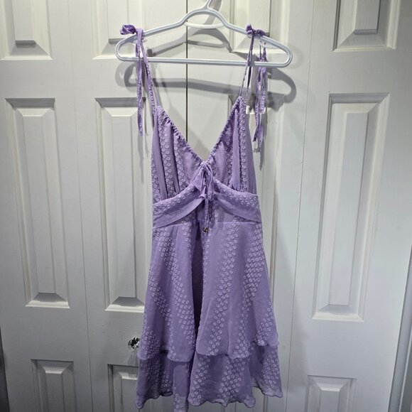 Women’s Purple Short Romper with Back Tie-Up – Size XXLarge - Picture 1 of 5